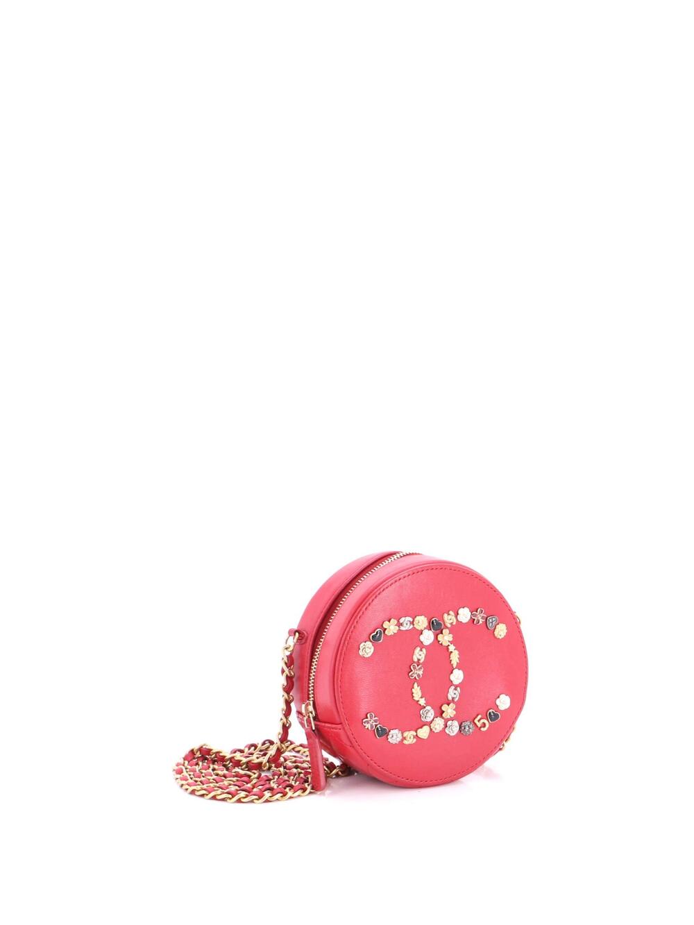 Chanel Lucky Charms Round Clutch With #281942C33B - Picture 2 of 7